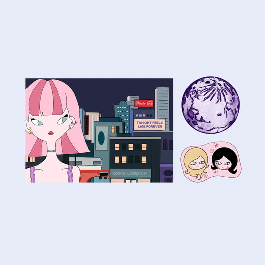 Mini bundle (artprint+stickers)