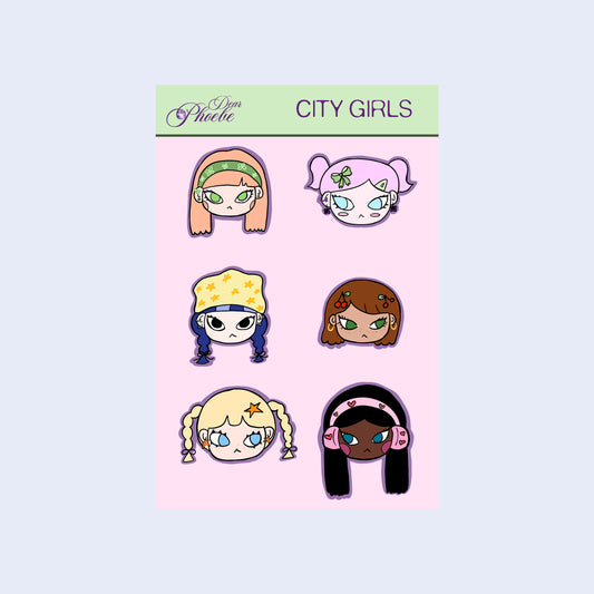 City Girls Sticker Sheet