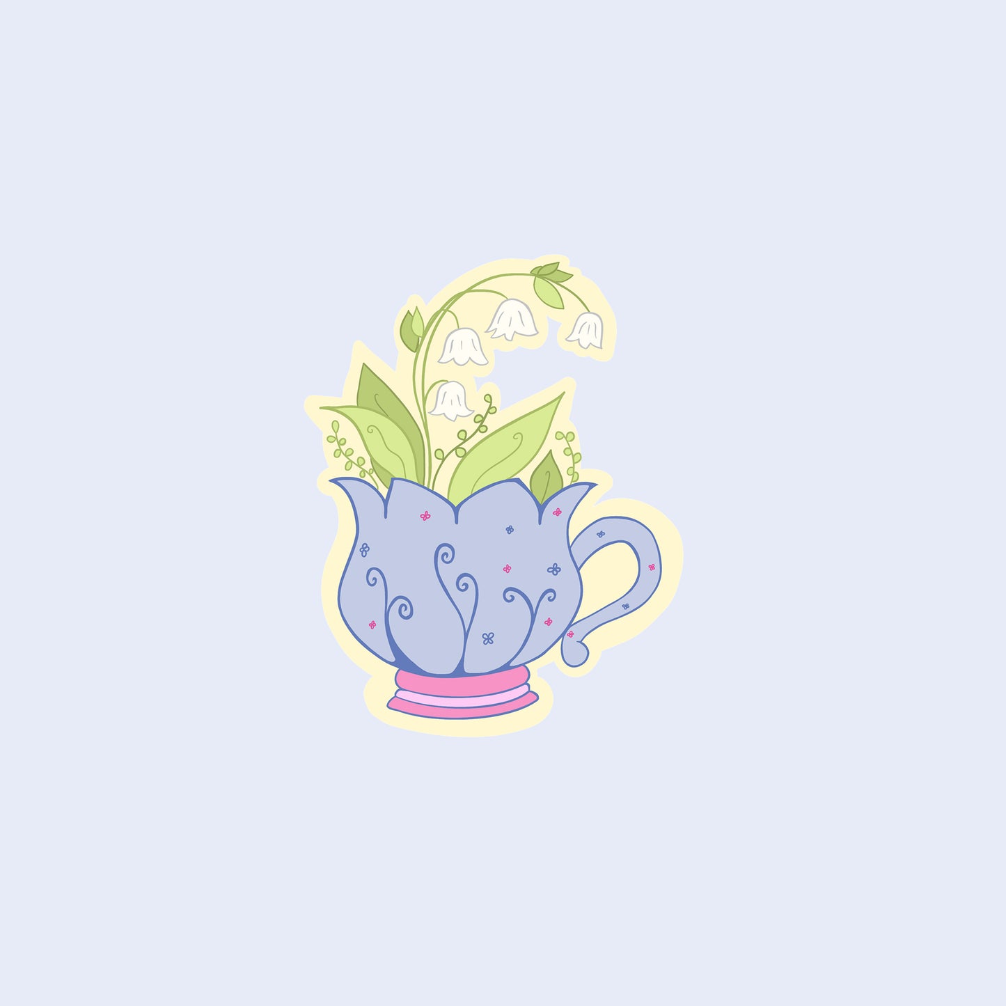 Lilybell Tea – Glitter Sticker